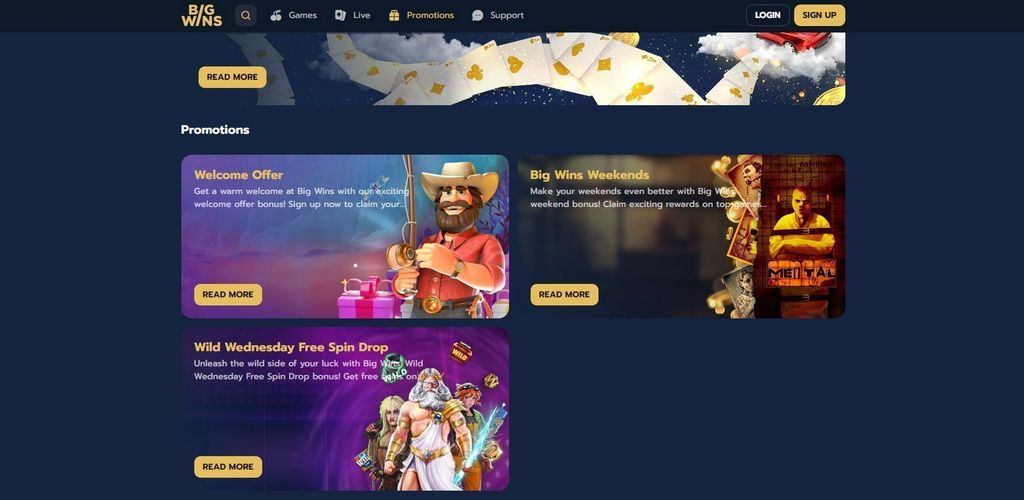 BigWins Online Casino Bonus Codes & Promotions